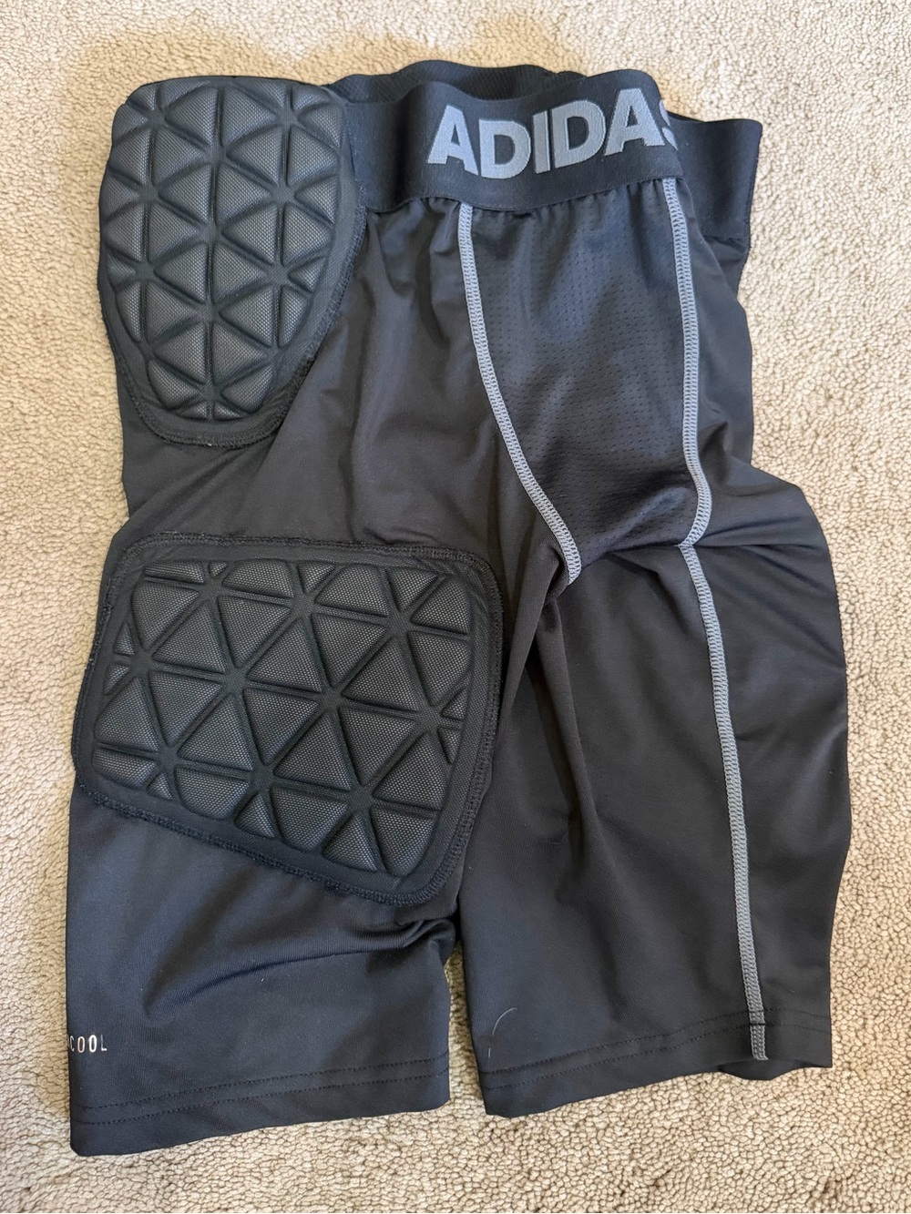 adidas Black Padded Compression Athletic Shorts